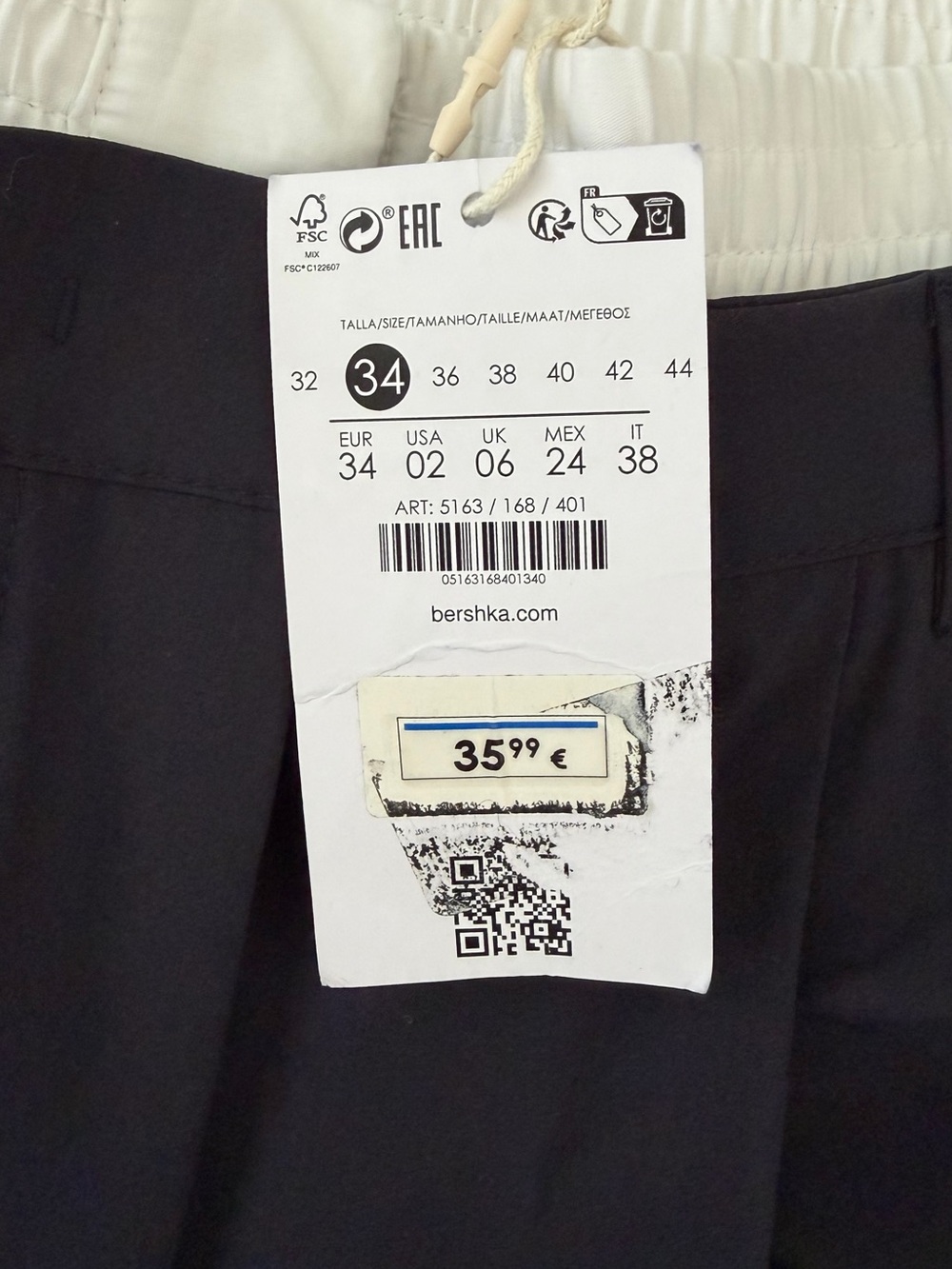 NWT Bershka Navy Wide-Leg Tailored
Trousers - Picture 7 of 11